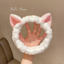 3 Pack Cute Cat Ear Headband for Fall and Winter