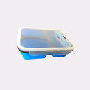 3 Compartment Silicone Bento Lunch Box Easy Storing