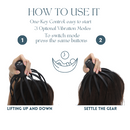 Rechargeable Selfcare Head and Scalp Massager  How to use it